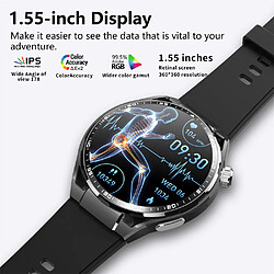 INF Montre connectée avec ECG, cardiofréquencemètre, suivi d'activité et plusieurs modes sport pas cher