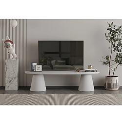 JLC KREATION Meuble tv organique en fibre de ciment 160cm RITA