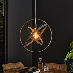 JLC KREATION Luminaire suspension design en métal 1 lampe MARS
