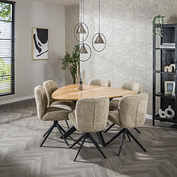 Avis JLC KREATION Table à manger triangle en bois d'acacia massif TWIXIE