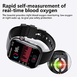 Acheter INF Montre connectée ECG avec moniteur de fréquence cardiaque et moniteur d'activité physique,