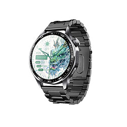 Avis INF Montre connectée avec ECG, cardiofréquencemètre, tensiomètre et podomètre Black three bead