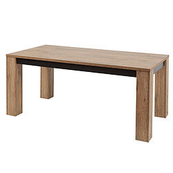Avis JLC KREATION Table à manger en bois extensible PEDRO