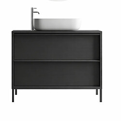JLC KREATION Meuble de salle de bain moderne avec vasque 105cm LOIS
