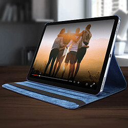 Avizar Étui Intégrale pour iPad Air 11 M4 2026 avec Support Orientation 360° Bleu pas cher