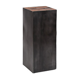 JLC KREATION Colonne de fleurs en bois et métal Hauteur 70cm TARA