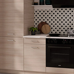 Avis JLC KREATION Cuisine complète blanc et bois 270cm TIA