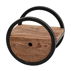 JLC KREATION Étagère murale en bois et métal avec tiroir CERCLO