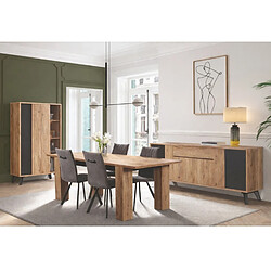 Acheter JLC KREATION Table à manger en bois extensible PEDRO
