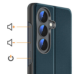 Avis Avizar Étui Clapet pour Galaxy S26 Conception Bi-Matière avec Fonction Support Bleu canard