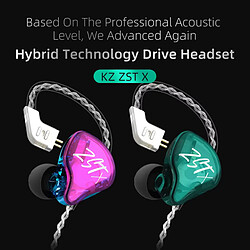 Avis VURAHOME KZ ZST X HIFI Avec Micro - Vert