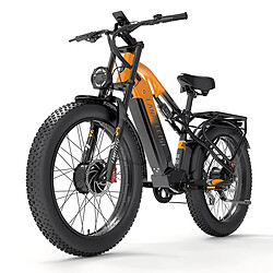 Vélo électrique LANKELEISI MG800MAX Dual moteur 2000W 48km/h batterie Samsung 20Ah 130km