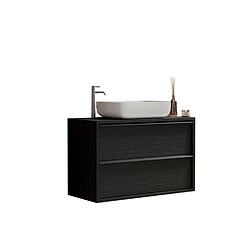 JLC KREATION Meuble suspendu salle de bain avec vasque 105cm LOIS