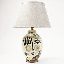 JLC KREATION Lampe à poser en céramique IRMA 64cm