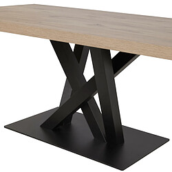 Acheter JLC KREATION Table de salle à manger moderne avec pied design 200cm RACHA