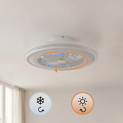 Ventilateur de plafond avec lumière RVB, pales cachées et télécommande Nexory InnovaGoods pas cher