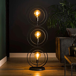 JLC KREATION Lampadaire moderne en métal avec anneaux orientables BONY