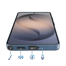 Acheter Avizar Coque pour Galaxy S26 Ultra Effet Aramide Compatible Qi2 / MagSafe / PixelSnap Bleu