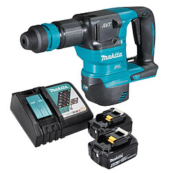 Makita DHK 180 RM Marteau burineur sans fil 18 V 3,1 J SDS Plus + 2x 4,0 Ah + chargeur