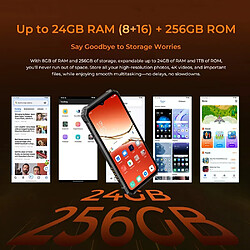 OUKITEL G6 Telephone Portable Incassable 24/256Go