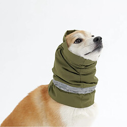 Avis INF Cagoule apaisante pour chien - Tour de cou imperméable et chaud pour chien grass color L