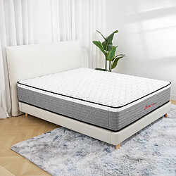 Acheter Matelas 140x190 cm INRE, Mousse HR, Épaisseur 20cm, Confort Ferme, 7 Zones Ergonomique