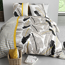 Avis Atelier du coton Parure Housse De Couette 100% Coton 57fils Palmora