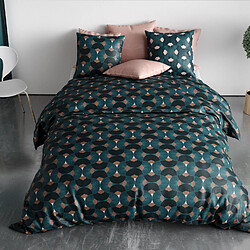 Atelier du coton Parure housse de couette 100% coton 57 fils greek pas cher