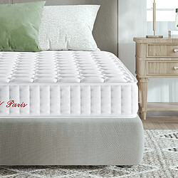 Matelas 140x190 cm INRE, Mousse HR, Épaisseur 22cm, Confort Ferme, Réversible pas cher