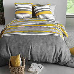 Avis Atelier du coton Parure housse de couette imprimée 100% coton 57fils STUDT
