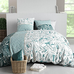 Atelier du coton Parure Housse De Couette 100% Coton 57fils Foliage 