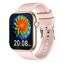 INF Montre connectée avec fréquence cardiaque, pression artérielle, oxygène sanguin Pink