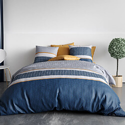 Atelier du coton Parure housse de couette 100% coton 57 fils zante 