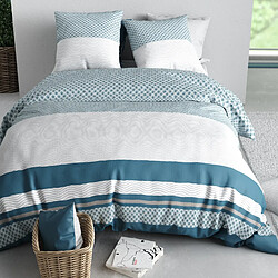 Avis Atelier du coton Parure Housse De Couette 100% Coton 57fils Nocturne