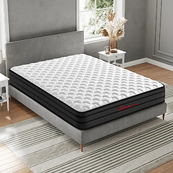 Matelas 160x200 cm INRE Très épais 25 cm, Mousse HR, Réversible, Hypoallergénique pas cher