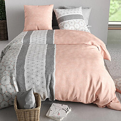 Atelier du coton Parure Housse De Couette 100% Coton 57fils Coraline pas cher