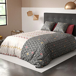 Les Ateliers du Linge Parure housse de couette 100% coton 57fils-himba black