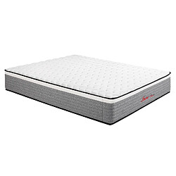 Matelas 140x190 cm INRE, Mousse HR, Épaisseur 20cm, Confort Ferme, 7 Zones Ergonomique pas cher