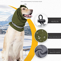 Acheter INF Cagoule apaisante pour chien - Tour de cou imperméable et chaud pour chien grass color L