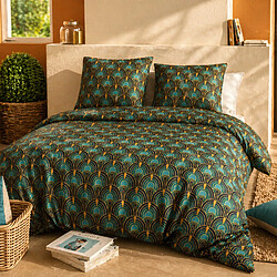 Avis Atelier du coton Parure housse de couette imprimée 100% coton 57fils ROMANA