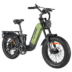 Vélo électrique Cyrusher Kommoda 3.0 20" Moteur 750W 48V 20AH Vert