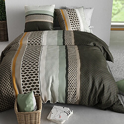 Avis Atelier du coton Parure housse de couette imprimée 100% coton 57fils URBANIK