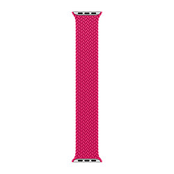 Avis Bracelet Solo tressé pour Apple Watch | 44/45/46/49 mm - Taille 4 - Raspberry