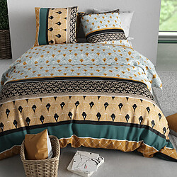 Avis Atelier du coton Parure housse de couette imprimée 100% coton 57fils PALUM