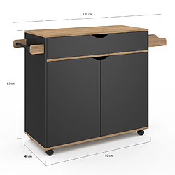 Idmarket Desserte cuisine COSY XXL pas cher
