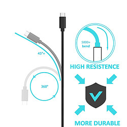 Câble Ewent EC1033 USB-C vers USB-A 1m Noir pas cher