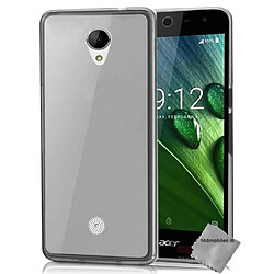 Htdmobiles Coque silicone gel fine pour Acer Liquid Zest 3G Z525 + verre trempe - BLANC TRANSPARENT Housse etui coque pochette silicone gel fine pour Acer Liquid Zest 3G Z525 + verre trempe - BLANC TRANSPARENT