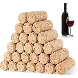 Vendos85 Lot de 30 bouchons en liège naturel pour bouteilles et DIY
