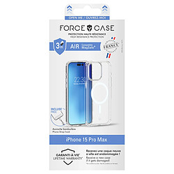 Acheter Force Case Coque Renforcée AIR Compatible MagSafe pour iPhone 15 Pro Max Transparent
