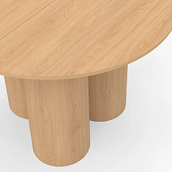 Idmarket TAM RONDE ELOISE HETRE 110CM pas cher